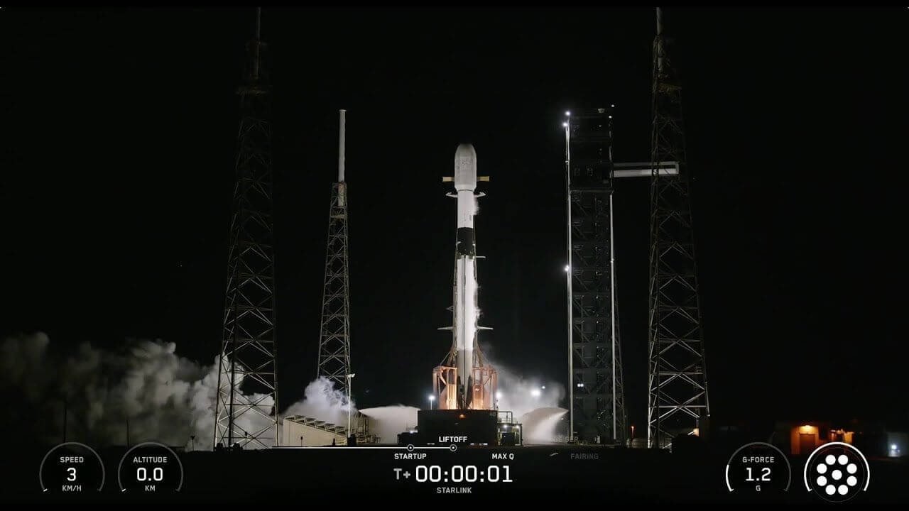 Falcon 9 Starlink launch 2025
