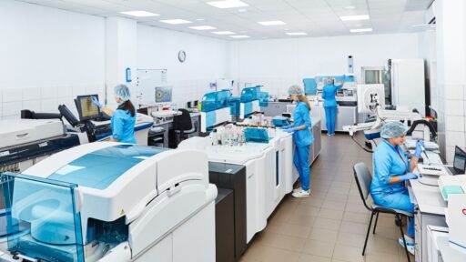 A Group of Scientist working in lab Esculab