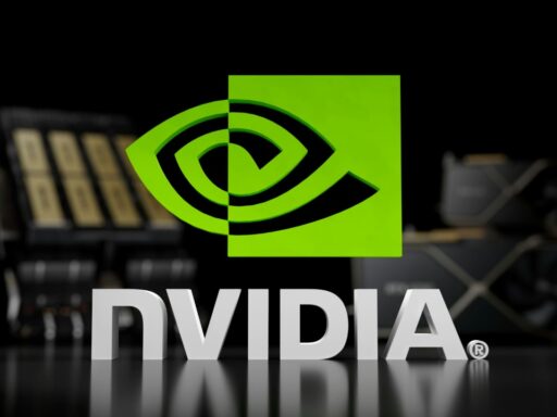 NVIDIA logo is displayed on table