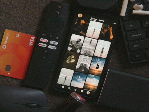 Nayapay credit card a remote control and a smartphone