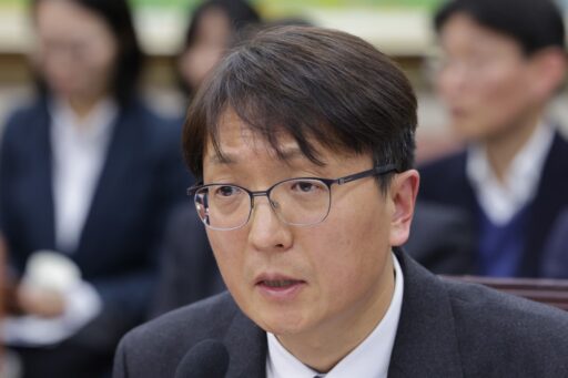 Park Dae-jun, CEO of Coupang, answers lawmakers' questions at the National Policy Committee at the National Assembly in Yeouido, Seoul, on the 3rd, during a hearing on the Coupang personal data breach. /Courtesy of News1