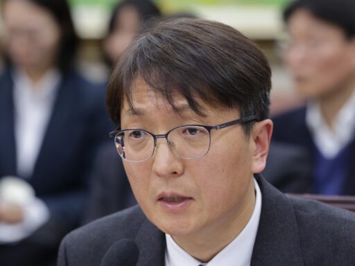 Park Dae-jun, CEO of Coupang, answers lawmakers' questions at the National Policy Committee at the National Assembly in Yeouido, Seoul, on the 3rd, during a hearing on the Coupang personal data breach. /Courtesy of News1