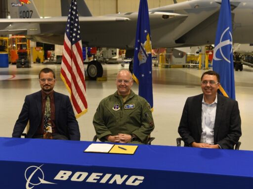 Visits the Boeing Aerospace