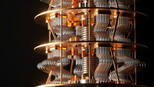 a red light is in the structure Quantum Computing