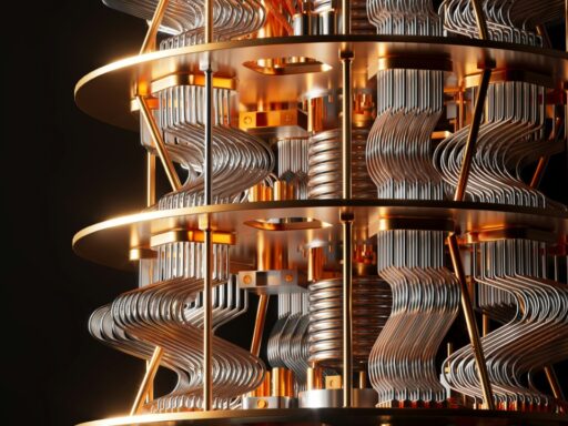 a red light is in the structure Quantum Computing