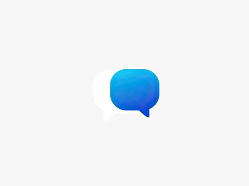 Blue Speech Bubble icon (Google Messages)