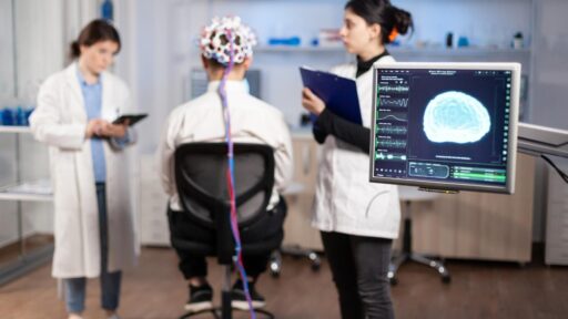 Doctor Monitoring Patient