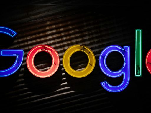 Google logo neon light