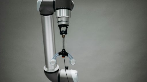 a close up of advance robotic equipment
