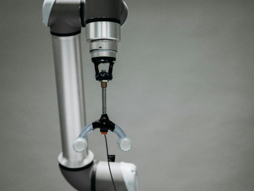 a close up of advance robotic equipment