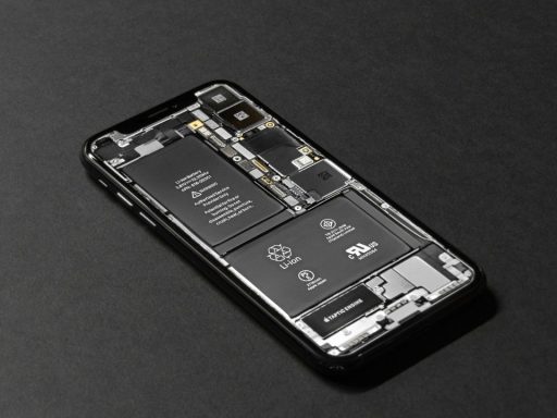 A Picture of showing battries inside phone