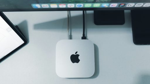 An apple computer Mac Mini M4