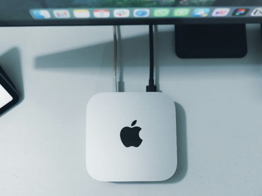 An apple computer Mac Mini M4