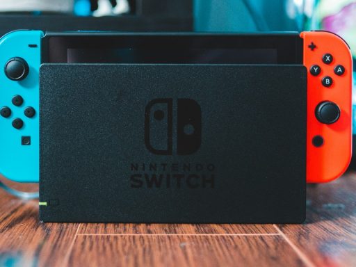 Black and Red Nintendo Switch
