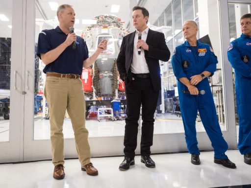 Elon Mush Nasa Crew