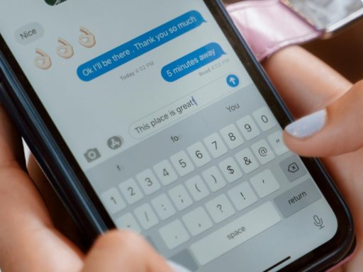 IPhone Typing Dialog Box
