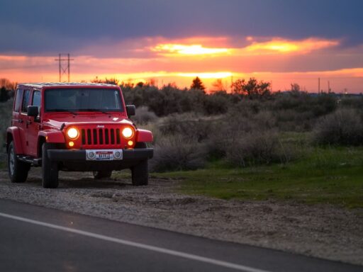 jeep park outside