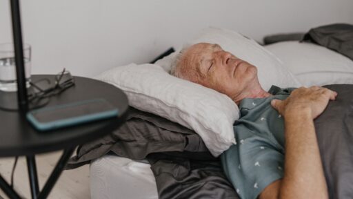sleeping man