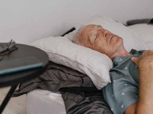 sleeping man