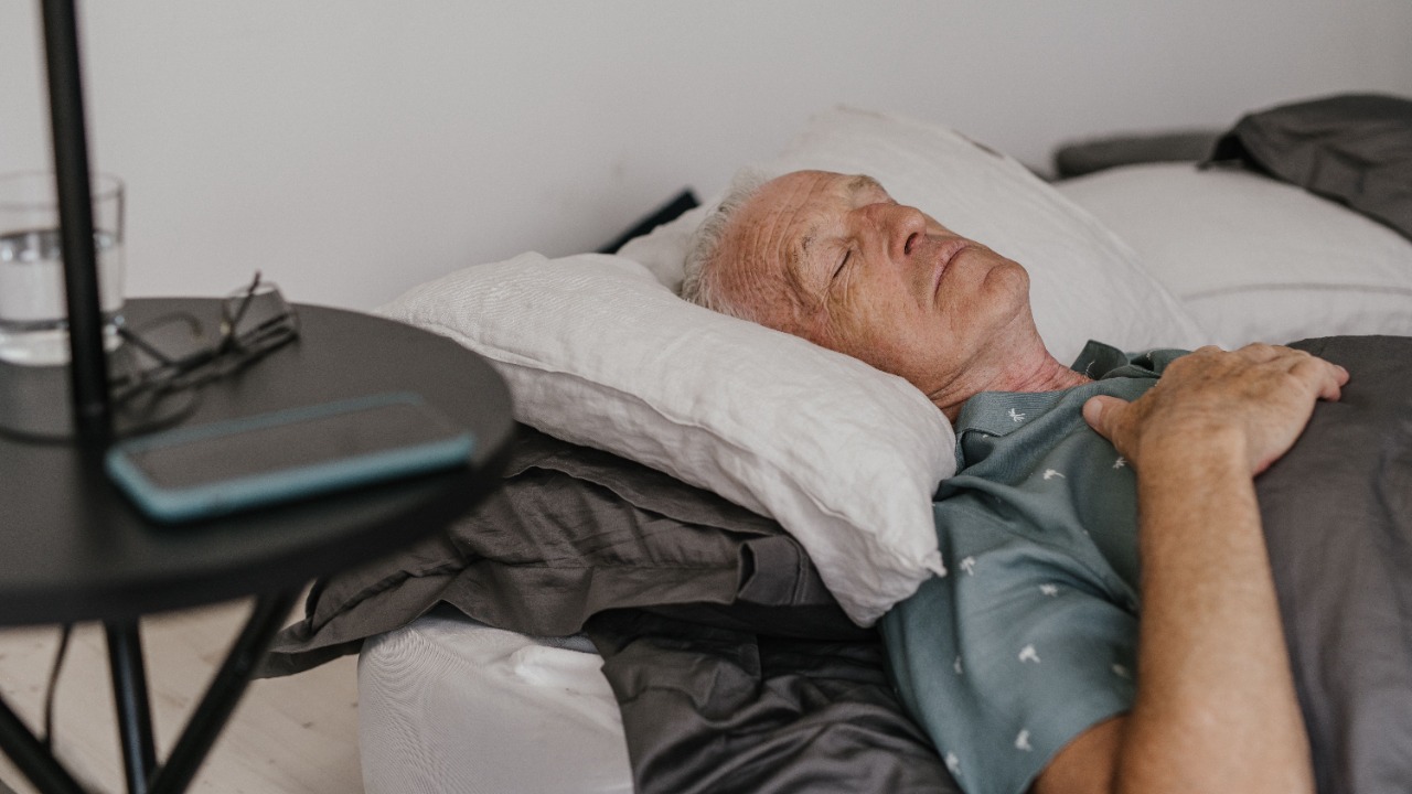sleeping man
