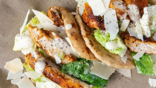 Chicken Caesar Wraps