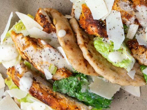 Chicken Caesar Wraps