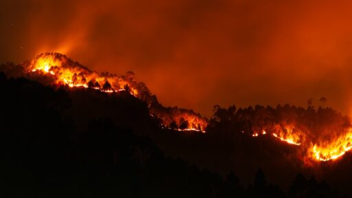 Mountain burning